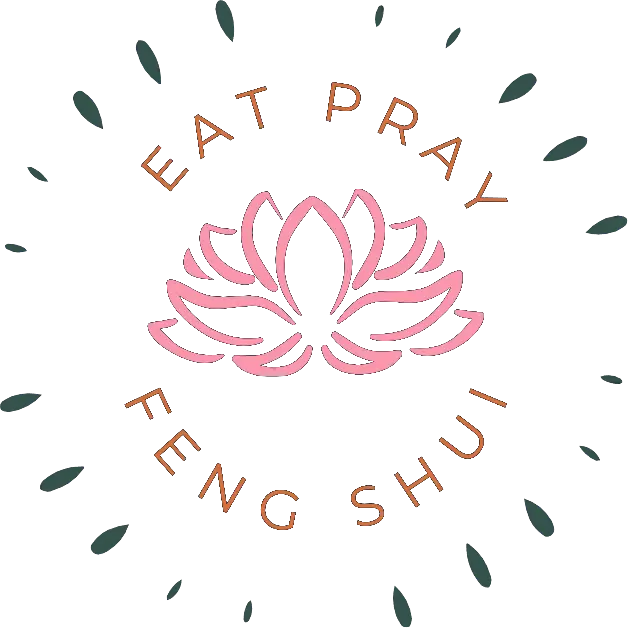 Logo of Eat Pray Feng Shui featuring clean